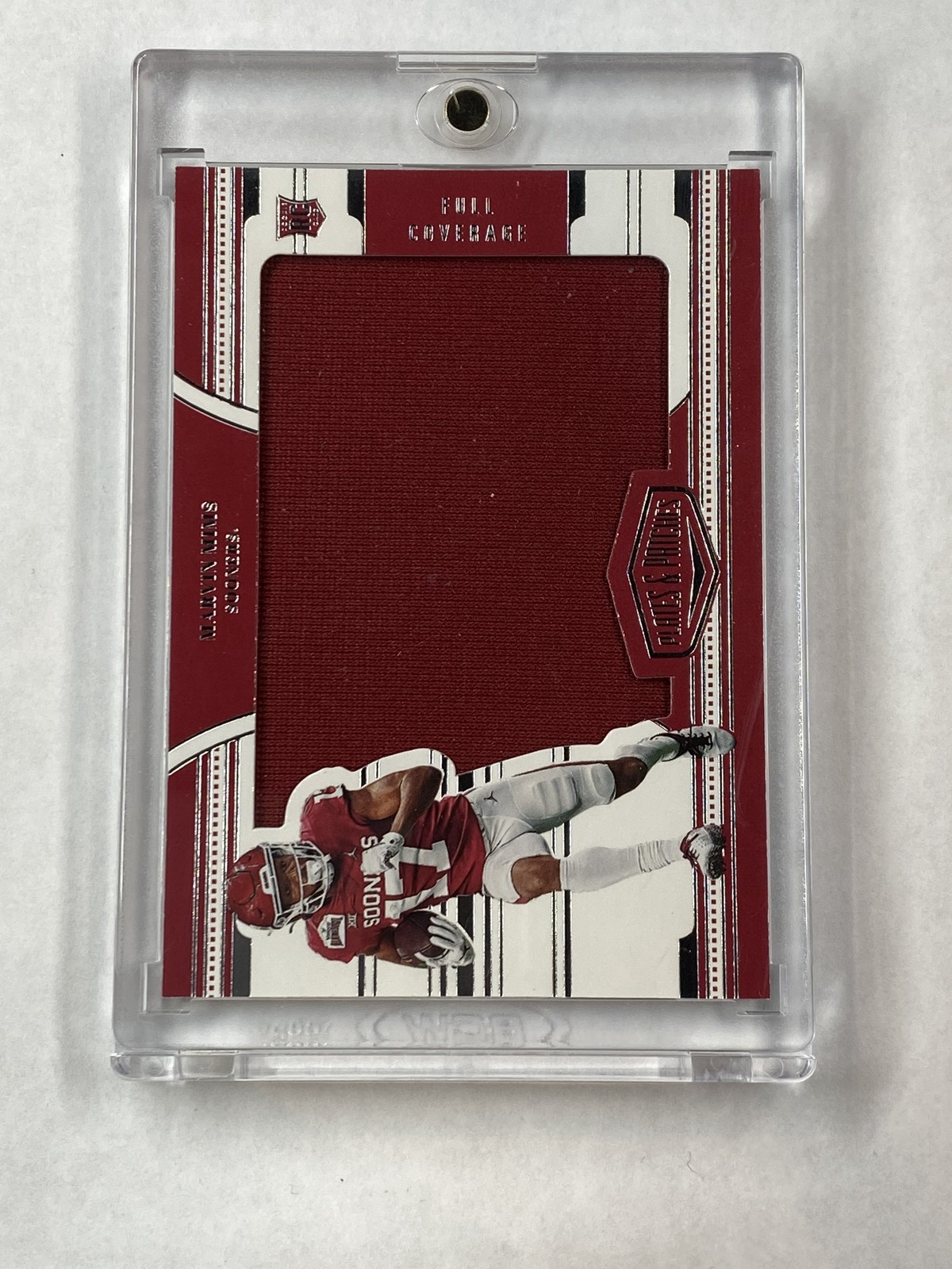 Marvin Mims Panini Chronicles Draft Picks Plates & Patches #PFCMM Base