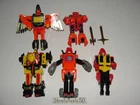 Vintage Transformers G1 Predaking 5 Figure Lot 1986 Rampage Divebomb Metal Sword
