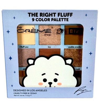 The Creme Shop BT21/BTS The Right Fluff ''RJ'' Eyeshadow Palette Matte & Glitter