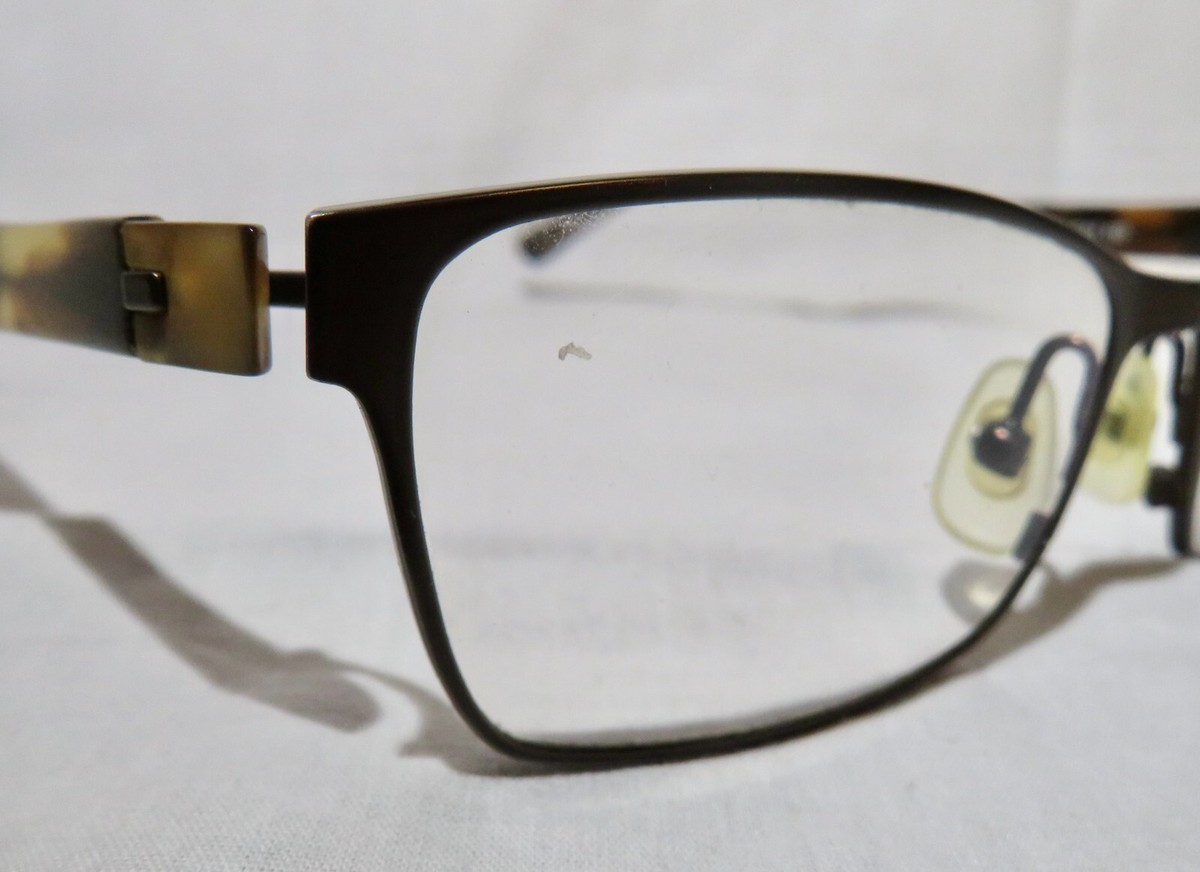 Kio Yamato, Japan KT-349 eyeglass eyewear 54-17-133 Brown Titanium