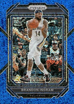 Brandon Ingram - 2022-23 Panini Prizm - Blue Sparkle - Numbered /144 #208