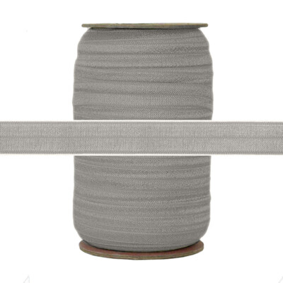 Pale Slate 5/8'' (15mm) Fold Over Elastic 100 Yards | Elastic By The Yard