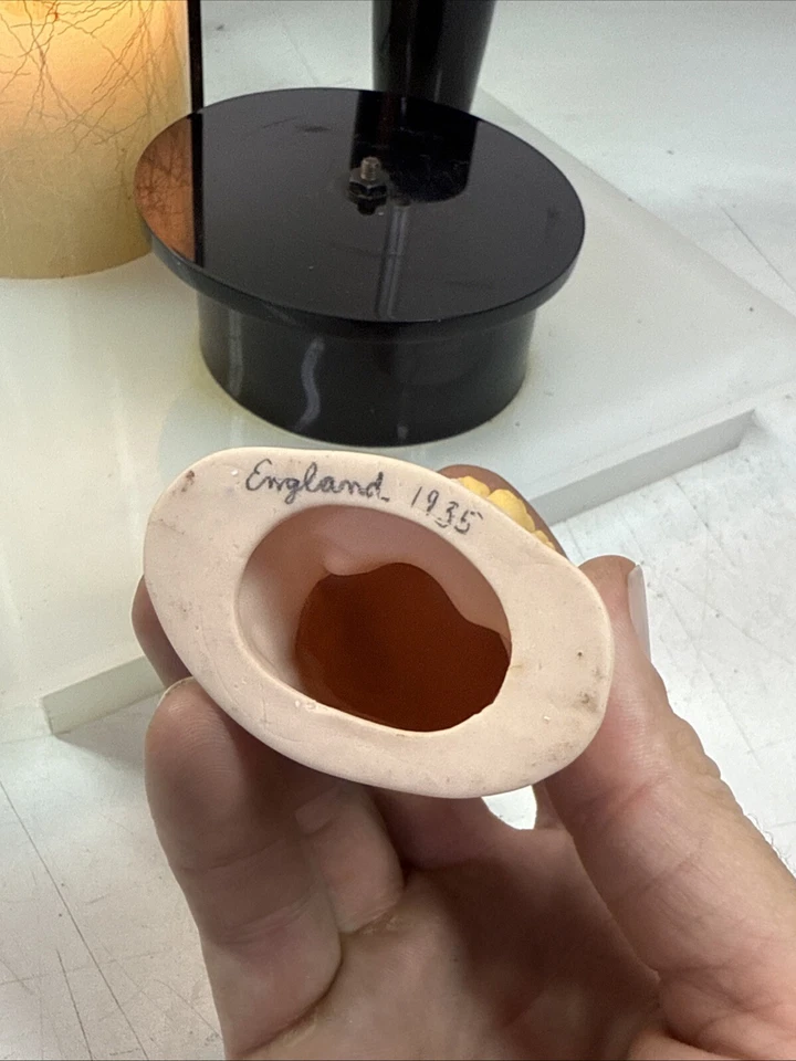 Lámpara MOSS años 50 niñas luces funciona spinner y niña Mcm acrílico motor giratorio Foto 4 de 4