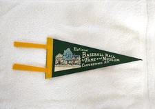 National Baseball Hall of Fame and Museum 12" Mini Pennant 1970s