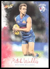 AFL 2018 Select Western Bulldgos Mitch Wallis 221 3 Football Sport CB-1-1-A-19