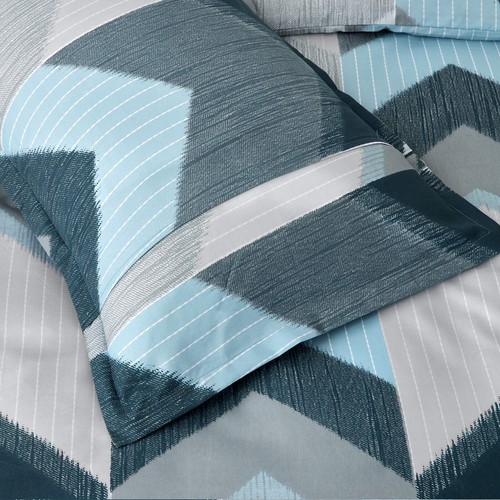 1000TC Cotton Quilt Doona Duvet Cover Set Single Double Queen King Size Bedding - Picture 52 of 100