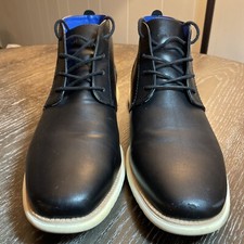 Nine West Men's Dress Boots Lace Up Loafers Black Blue White Size 12