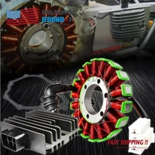 Magneto Coil Stator+Voltage Rectifier+Gasket Assy For 06-16 Yamaha YZF-R6 YZFR6