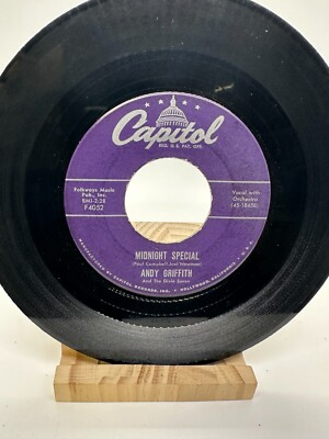 ANDY GRIFFITH Midnight Special / She's Bad Bad CAPITOL 4052  VINYL RECORD 7''