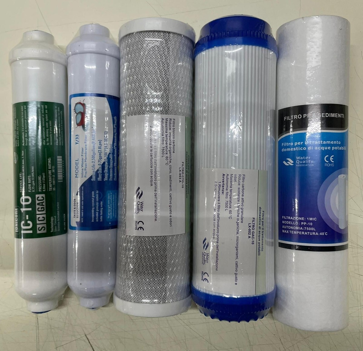 Cartuccia Filtro Acqua Universale Per Osmosi Inversa – Ricambio Per ECO6000 600 GPD, Sottolavello, Filtro E Membrana Integrati