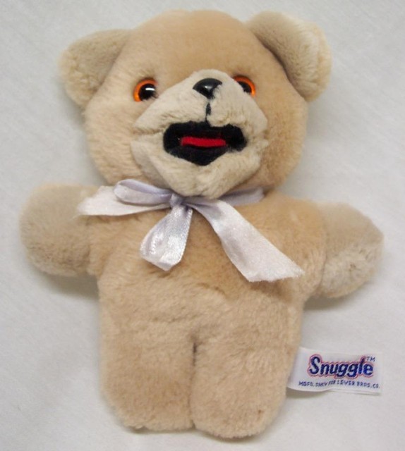 VINTAGE RUSS Snuggle SNUGGLES TEDDY BEAR 6" Plush STUFFED ANIMAL Toy eBay