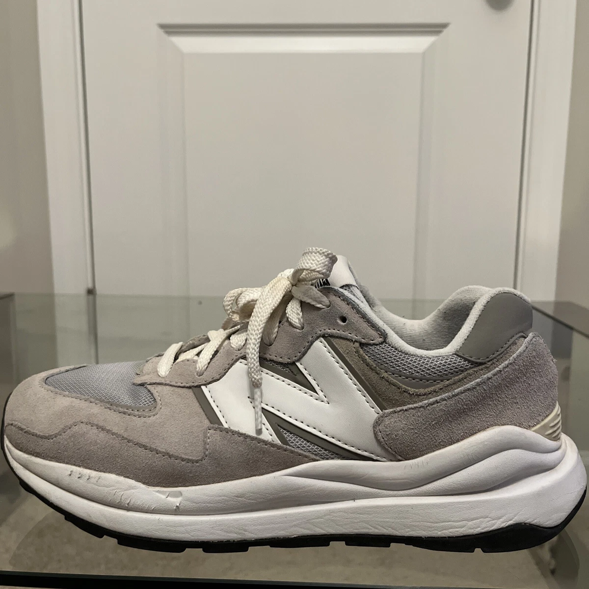 New Balance 57/40 Rain Cloud Gray M5740CA Mens Shoes sneakers size 10.5 D EUC