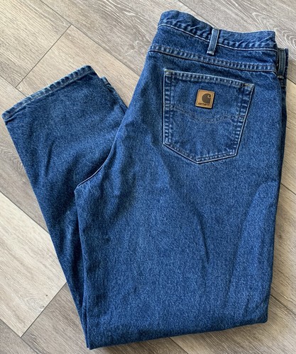 Carhartt Denim Blue Jeans Relaxed Fit 