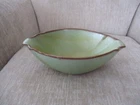 Vintage Frankoma Pottery Bowl #201 Prairie Green Fruit bowl