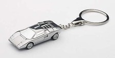 Lamborghini Countach Keychain Chrome
