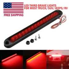 Universal Red Car Auto 15LED 12V High Mount Third 3RD Brake Stop Tail Light Lamp