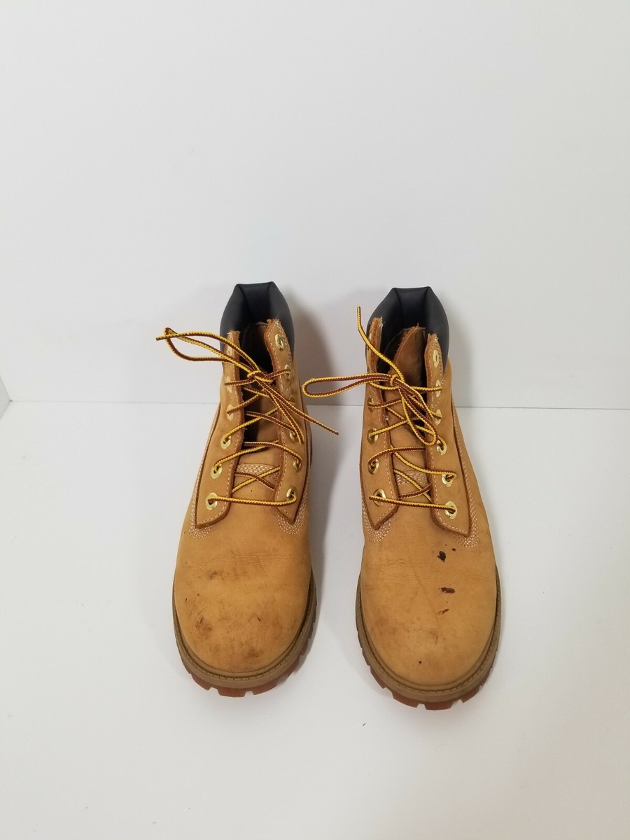 Timberland 6 Inch Boots 12909 Wheat Nubuck Waterproof Men display picture 3