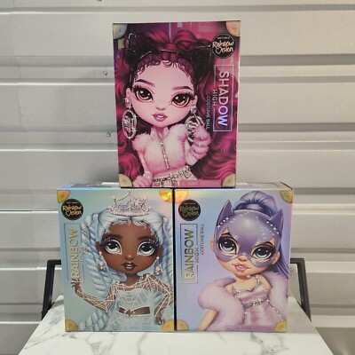 3 Rainbow & Shadow High Dolls Violiet Willow, Lola Wilde, Robin Sterling Costume