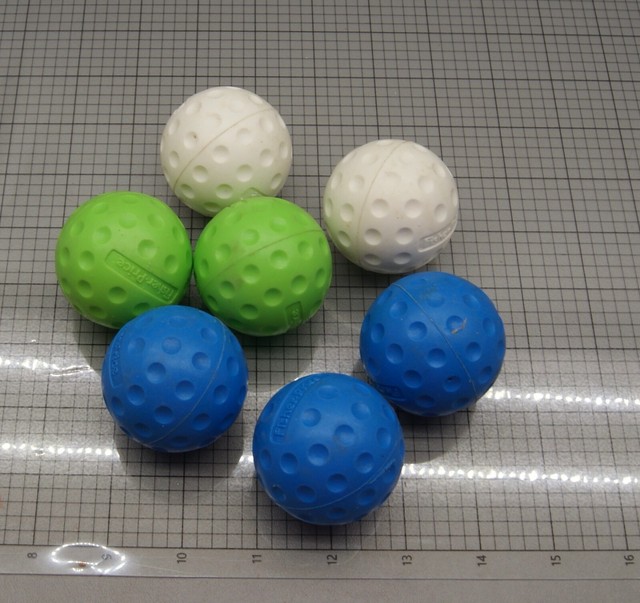 FISHER PRICE 1993 BUCKET O BALLS Replacement Balls Lot of 7 with