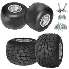 Go kart ATV 11x7.10-5 10x4.50-5 Wheel Rim Tire Tubeless Spindle 3 Stud Hub Kit