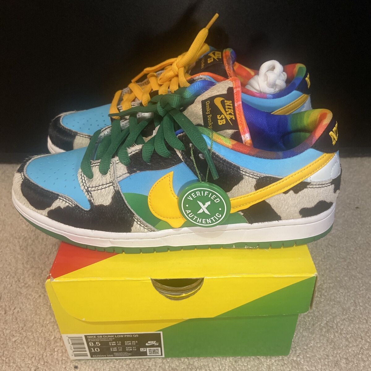 NIKE SB DUNK LOW x BEN & JERRY'S CHUNKY DUNKY - Size 8.5 NIKE SB DUNK LOW x BEN & JERRY'S CHUNKY DUNKY - Size 8.5