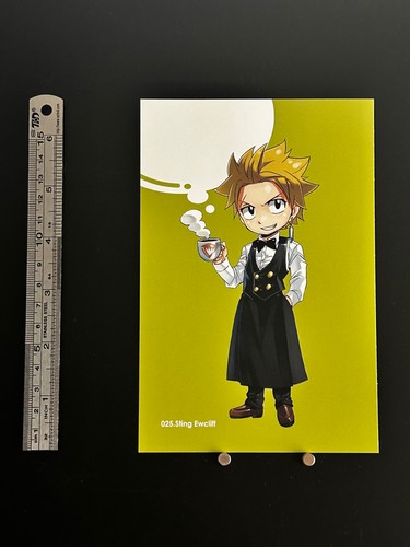 Tarjeta grande Sting Eucliffe Fairy Tail colección japonesa Hiro Mashima Limited - Imagen 2 de 11