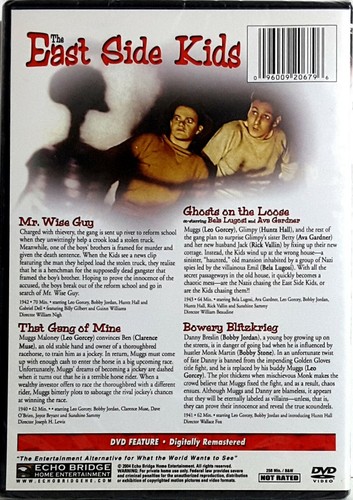 The East Side Kids DVD 4 Movies 2004 Mr. Wise Guy Ghosts On The Loose - Picture 2 of 2