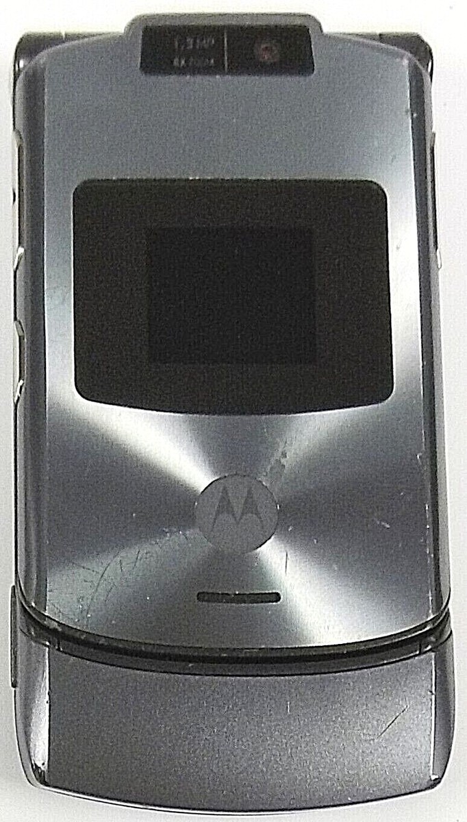 Motorola RAZR V3xx - Dark Platinum / Gray ( AT&T ) Cellular Flip