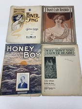 Vintage Piano Sheet Music Lot Of 27