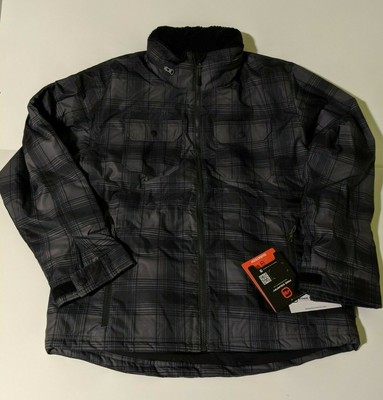 plaid utility jacket