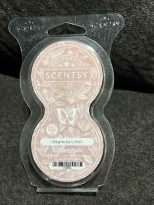 Scentsy Go Pods Magnolia Linen Fragrance Scent (1 Pack of 2 Pods) Retired