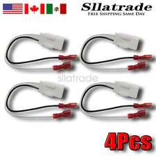 4x Car Door Speaker Wire Harness Connector Adaptor New For Jeep Dodge Chrysler