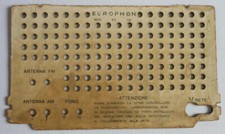 Pannello posteriore radio d'epoca Eurphon mod. ES59