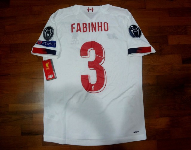Authentic 2019/20 Liverpool Away Jersey Fabinho Small UCL | eBay