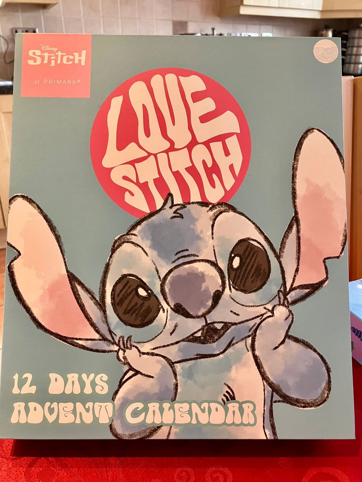 Disney Lilo And Stitch Calendario de Adviento Papelario 12 Días de Navidad Llavero