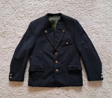 Grasegger Damen Trachten Jacke Janker Gr 44 Schurwolle Loden Top Zustand 