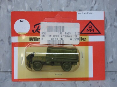 Roskopf RMM Minitanks Compatible Modern Unimog 1.5T Truck W/Canvas Top Lot 6518K