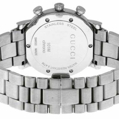 Gucci G Chrono 44mm Stainless Steel Case Stainless Steel Strap