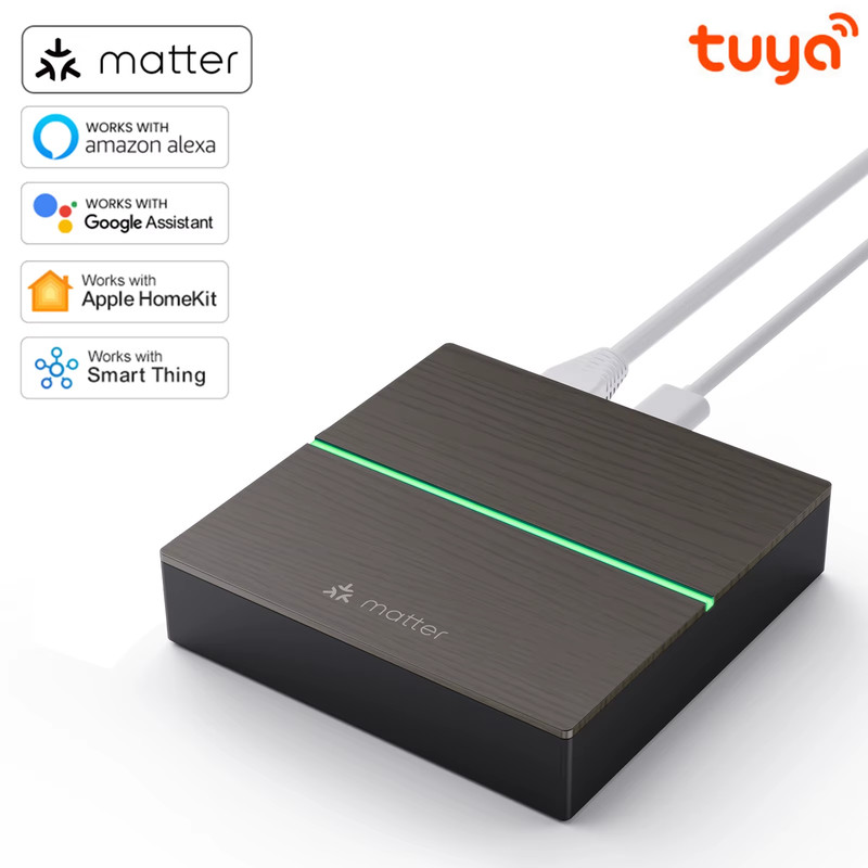 AVATTO Matter Smart Hub Zigbee Gateway HomeKit Siri Alexa Google Thread