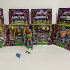 MOTU X TMNT Turtles Of Grayskull COMPLETE Baf Metal-Boto X5 Figures