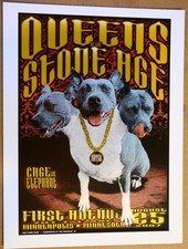 QUEENS OF THE STONE AGE - 2007 - MINNEAPOLIS - CHRIS SHAW - SILKSCREEN POSTER