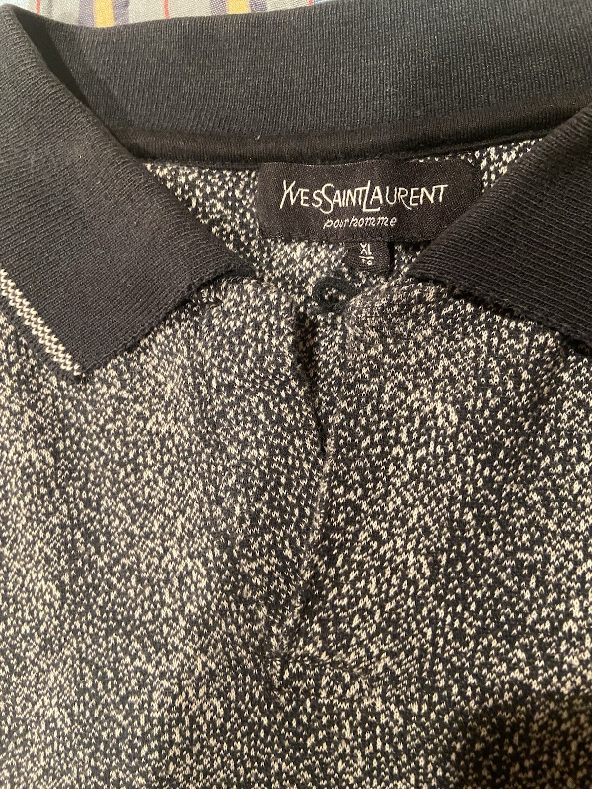 Yves Saint Laurent Pour Homme 100% Cotton, Checke… - image 12