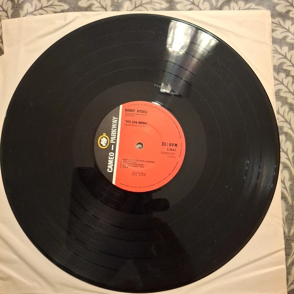 BOBBY RYDELL "BYE BYE BIRDIE" SOUNDTRACK VINYL LP 1963 VG+ - Image 4 of 4