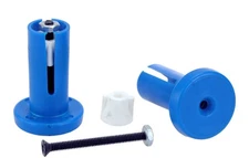 Jive Handle Trick Tips Bicycle Handlebar Bar Ends (PAIR) BLUE