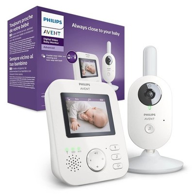 PHILIPS Avent Babyphone mit Kamera Advanced Model SCD 883 / 26 FHSS Technologie