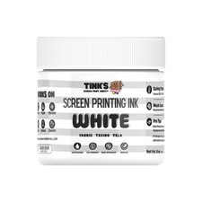 Tink's® Screen Printing Ink White 8oz.—Water Based Screen Printing Fa