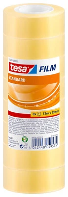 BESUCHE DEN TESA-STORE tesafilm standard - Transparentes Multifunktions-Klebeband für Heim- Schul- und