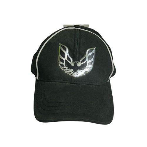 Pontiac Firebird Trans Am Hat Cap - Black W/ Liquid Metal Firebird Emblem GM