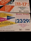 antique weekly bus pass tickets  st louis mo 1947-1957 — photo 3