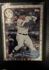 2024 Topps Series 1 - Jasson Dominguez #60 Silver Crackle Foil (RC)